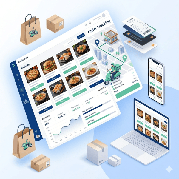 تطبيق توصيل طلبات (Delivery App)
