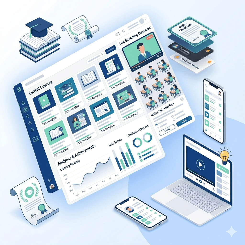 منصة تعليمية (LMS)
