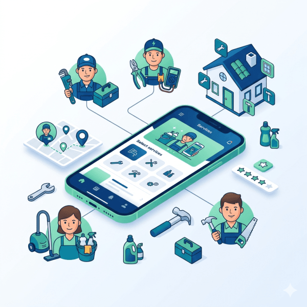 تطبيق خدمات منزلية